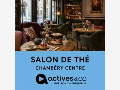 AV salon de thé avec licence IV empl N°1 Chambéry