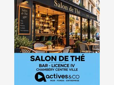 AV salon de thé avec licence IV empl N°1 Chambéry