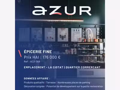 VENTE Epicerie fine à La Ciotat