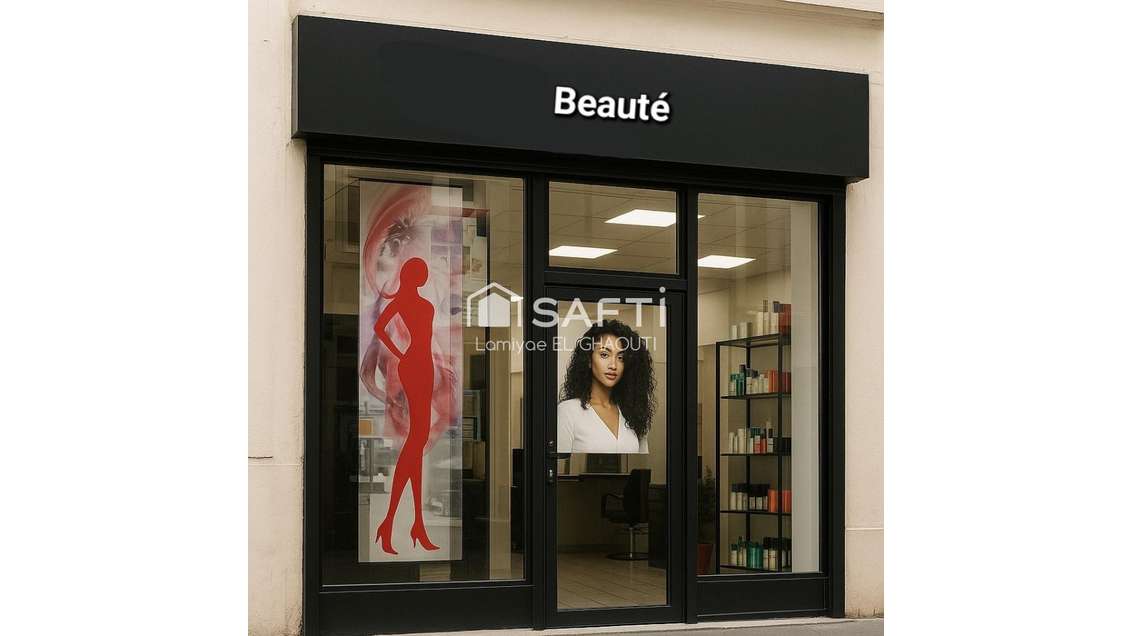Vente salon d'esthétisme coiffure en angle à Paris