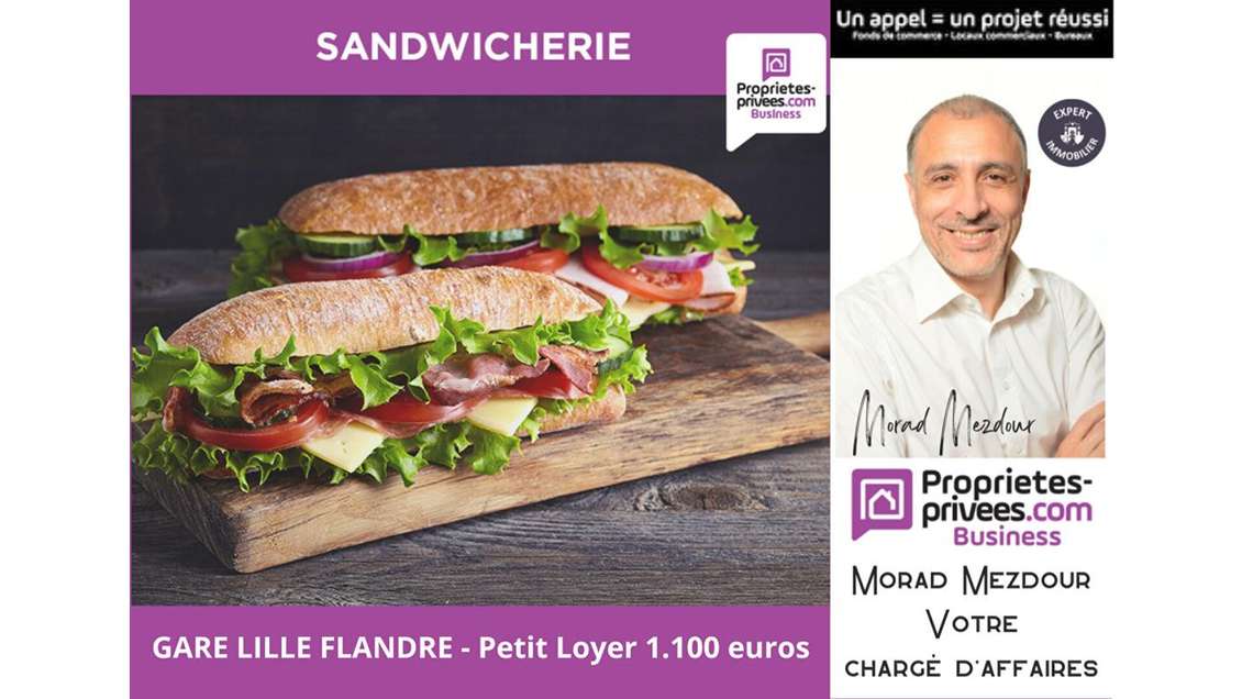 AV sandwicherie/coffee shop Gare Lille Flandre