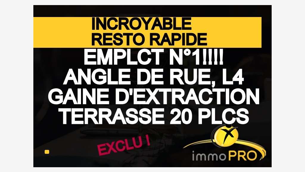 INCROYABLE C.A de 450 000 euros vendu 136000