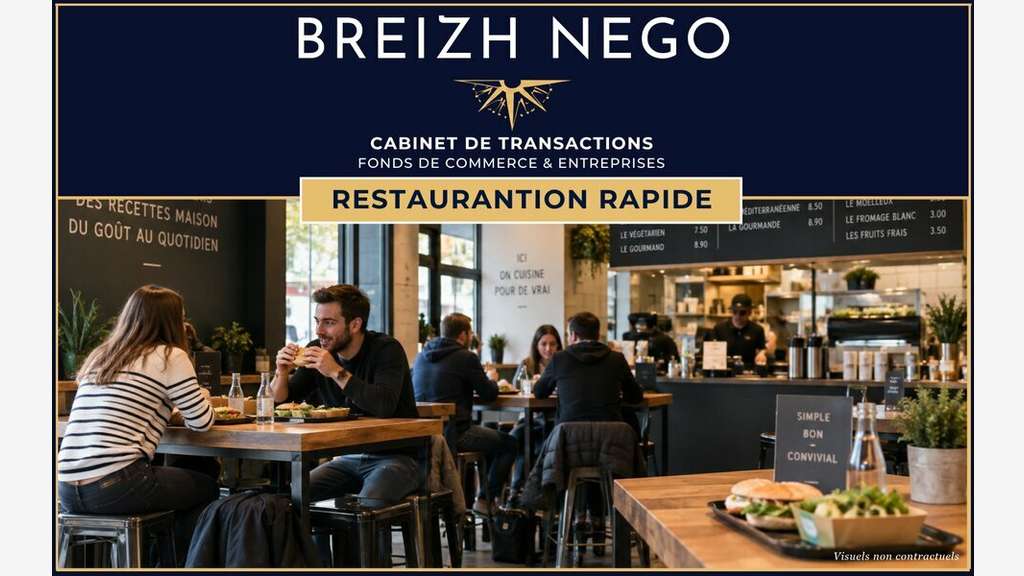 A VENDRE Fonds de commerce restauration rapide