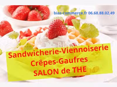 Vente sandwicherie viennoiserie saladerie dept 76