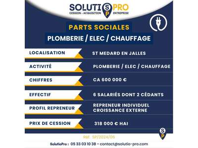 Vente Plomberie - Chauffage à Saint-Médard-en-Jalles