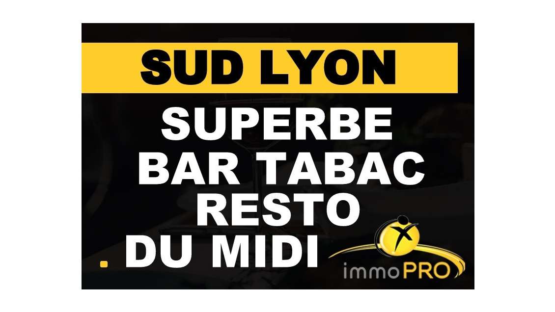 Vend bar tabac restaurant en parfait état à Lyon
