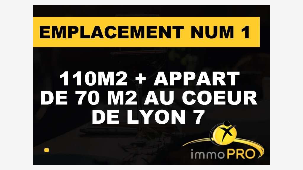 AV affaire avec superbe emplacement à Lyon 7
