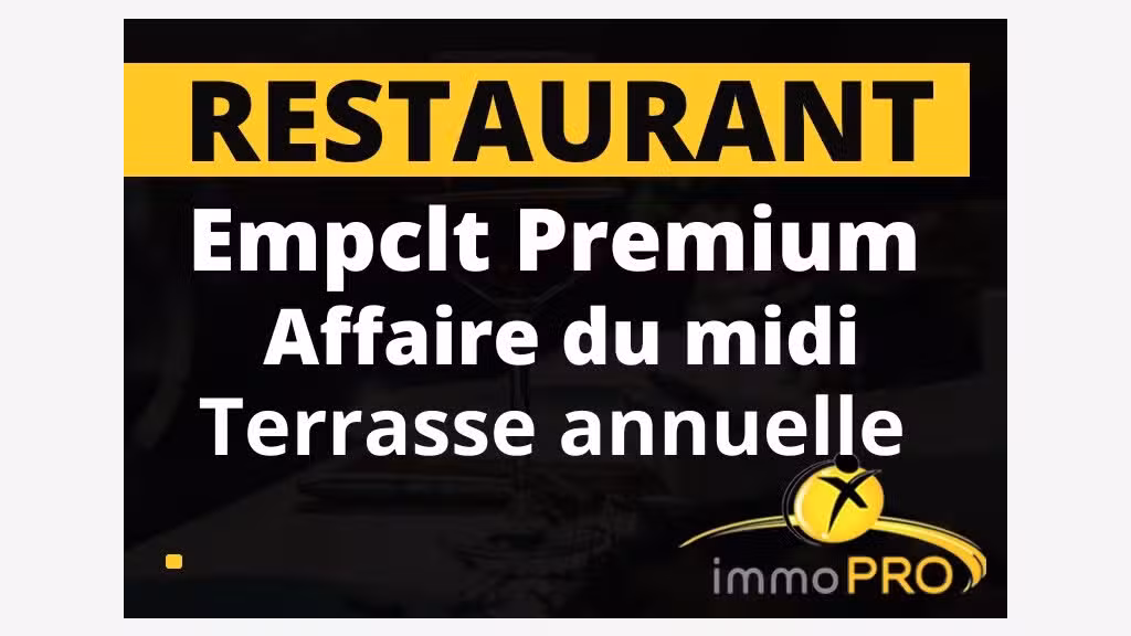 Vend superbe établissement clés en main St Priest