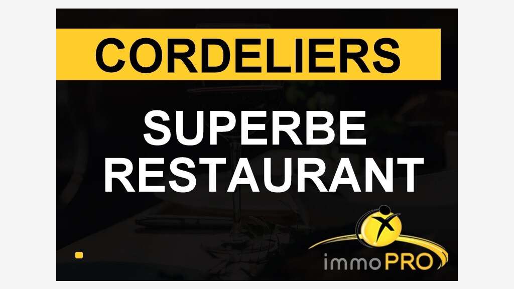 Superbe restaurant à vendre à Lyon Cordeliers