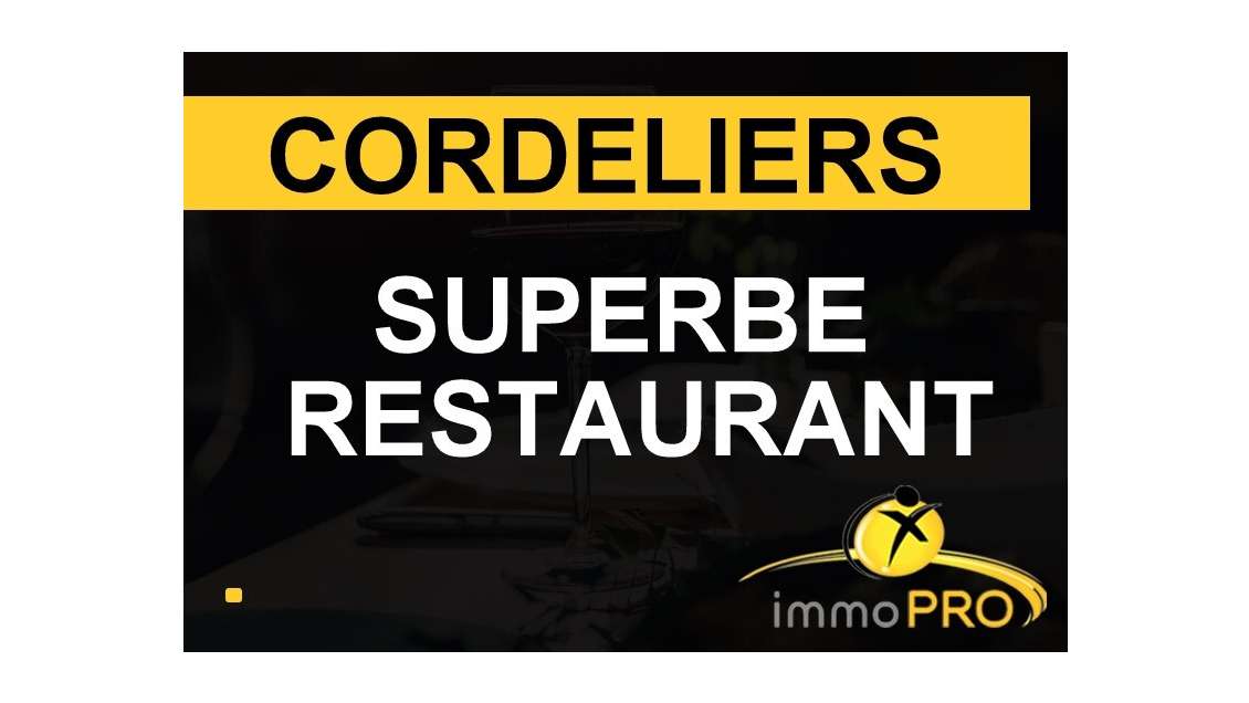 Superbe restaurant à vendre à Lyon Cordeliers