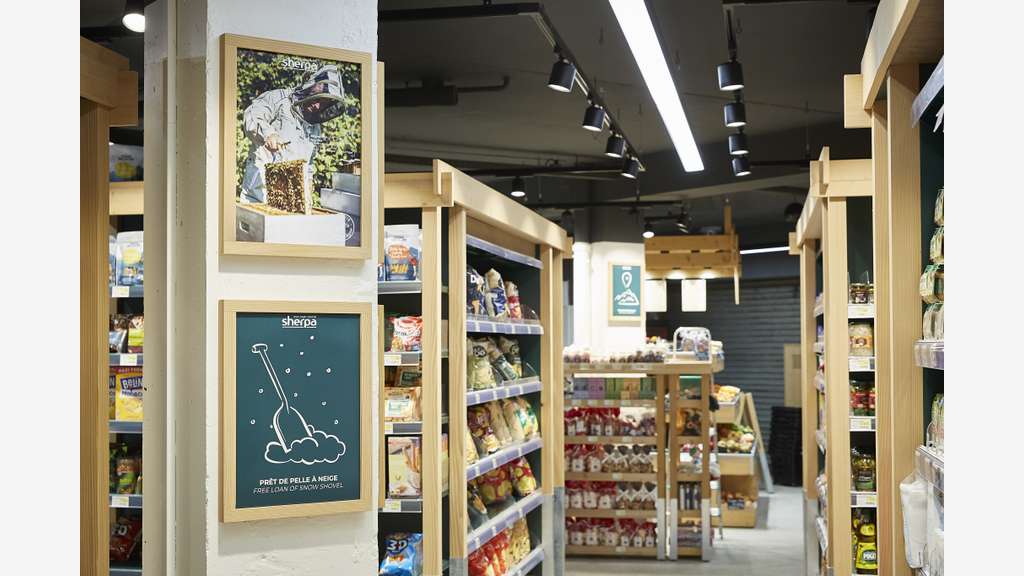 Vente supérette en station de ski à Prapoutel