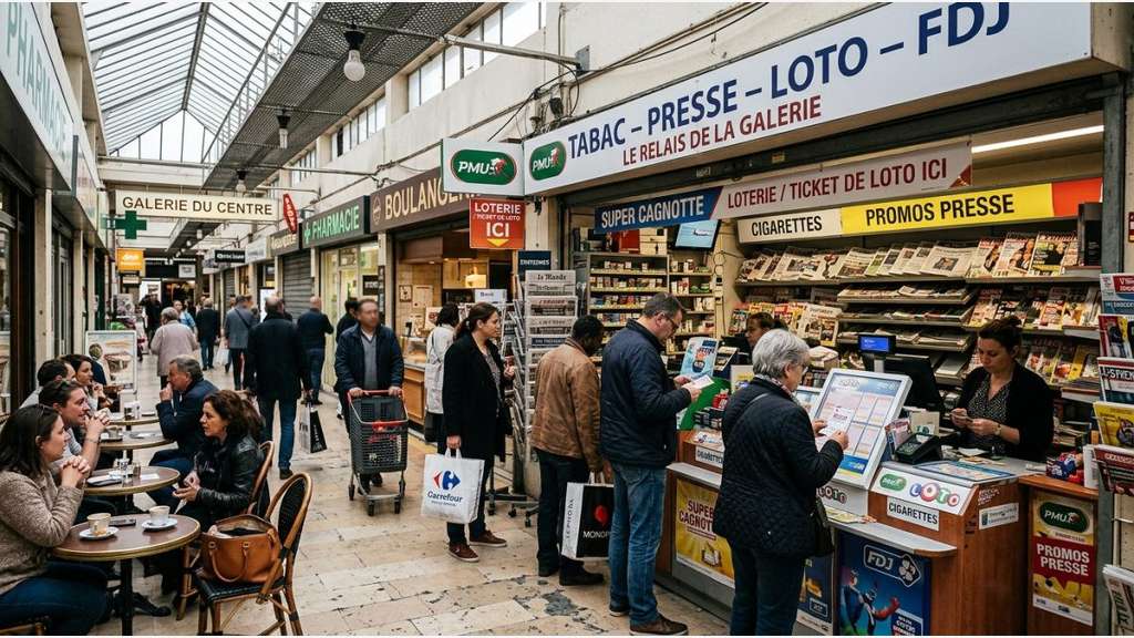 AV tabac presse loto FDJ en galerie marchande 63
