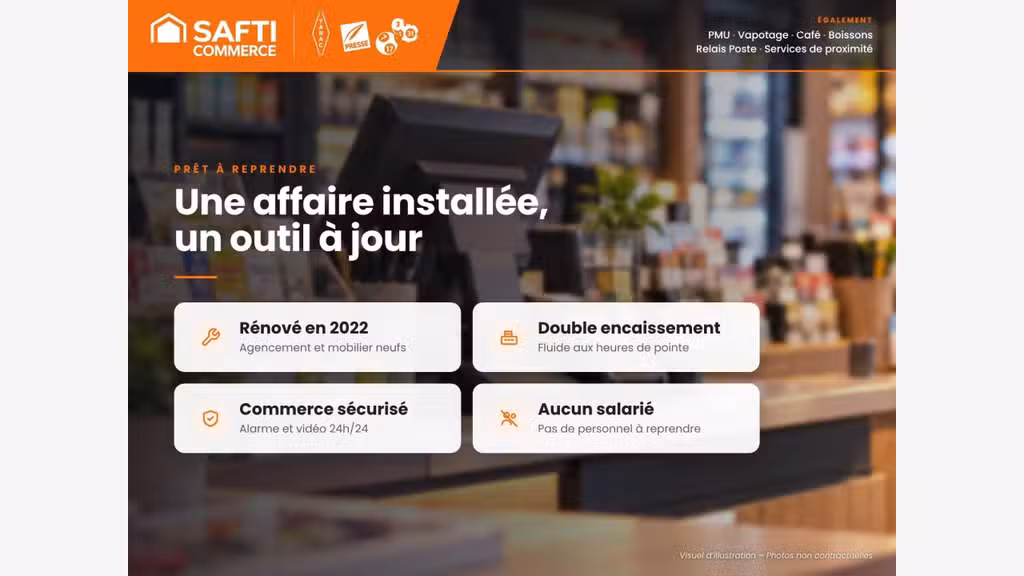 A vendre tabac presse FDJ PMU axe passant Avignon