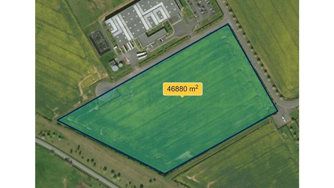 Terrain industriel de 4.7 ha à vendre à Tergnier