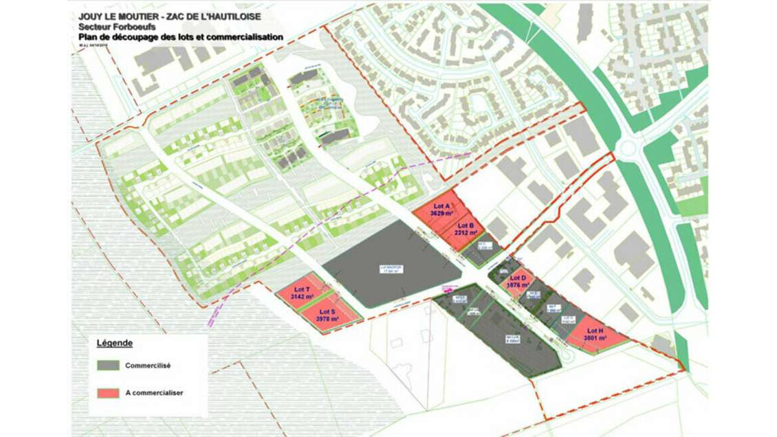 Vente terrains industriels à Cergy-Pontoise (95)