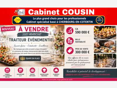 Vente FDC traiteur événementiel à Avranches