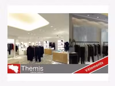 Prêt à porter Centre ville avec site web