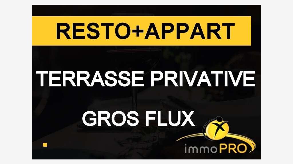 Vend restaurant terrasse appart à Caluire et Cuire