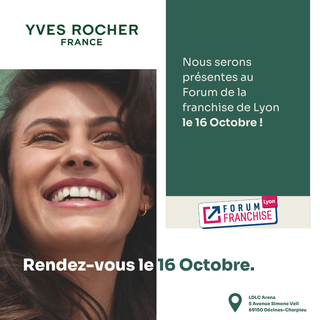 📢Yves Rocher était présent au Forum Franchise Lyon 2025 !