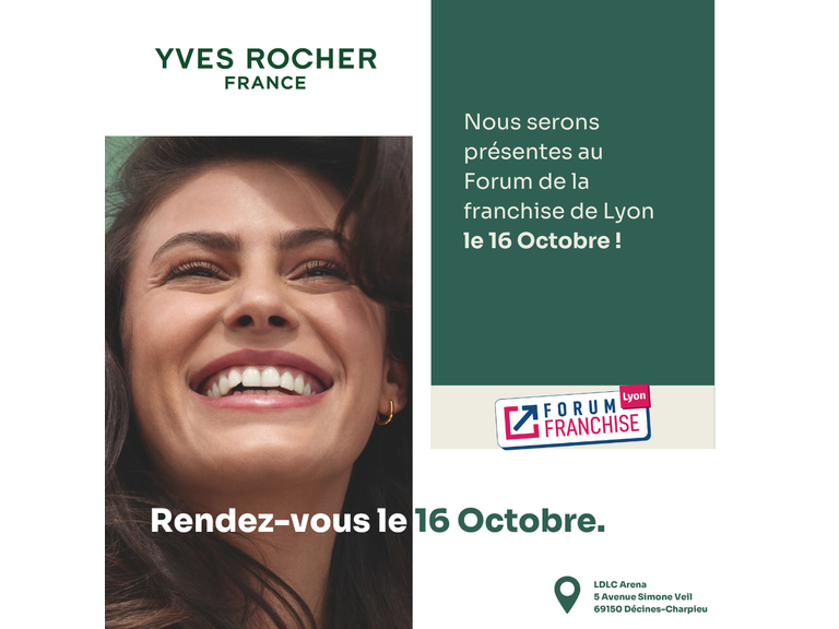 📢Yves Rocher était présent au Forum Franchise Lyon 2025 !